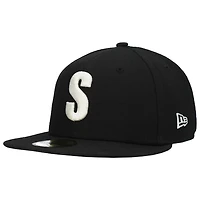 New Era Seattle Mariners Cooperstown Collection Turn Back The Clock Steelheads 59FIFTY Fitted Hat