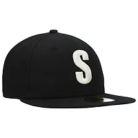 New Era Seattle Mariners Cooperstown Collection Turn Back The Clock Steelheads 59FIFTY Fitted Hat