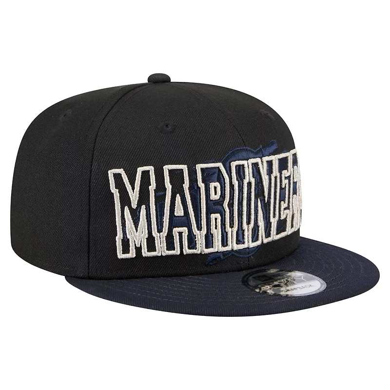 New Era Seattle Mariners Splatter 9FIFTY Snapback Hat