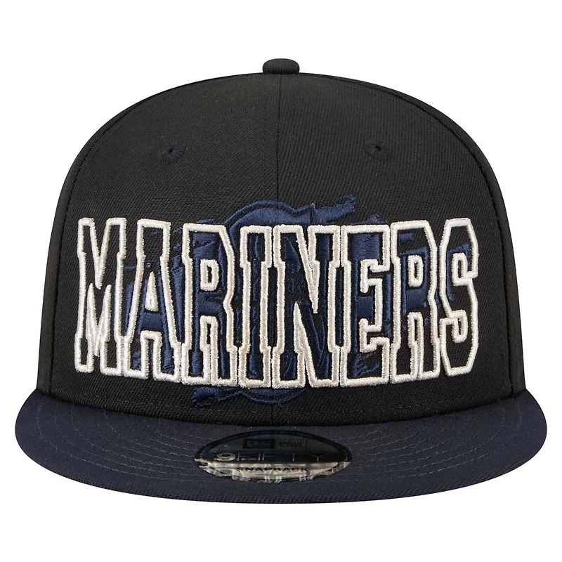 New Era Seattle Mariners Splatter 9FIFTY Snapback Hat
