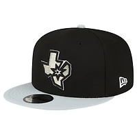 New Era Silver San Antonio Spurs 2-Tone 9FIFTY Snapback Hat