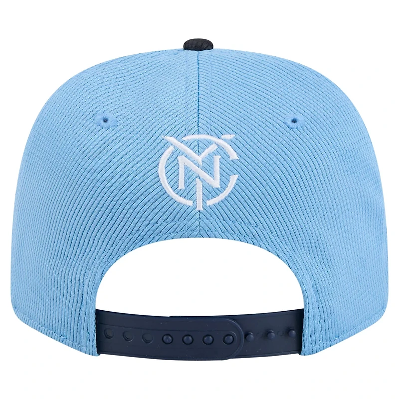 New Era Sky Navy New York City FC 2025 Jersey Hook 9SEVENTY Stretch-Snap Hat
