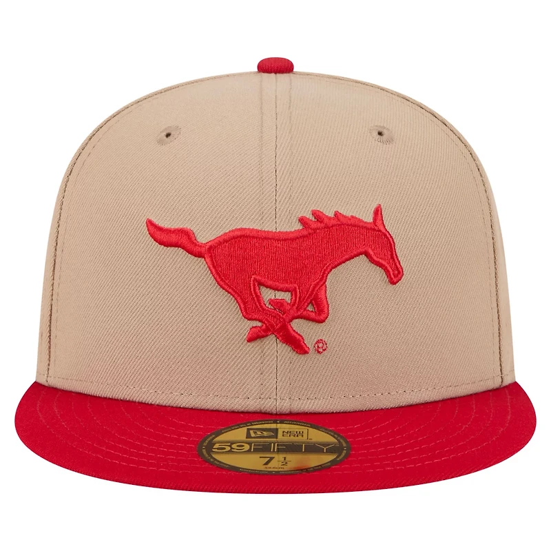 New Era SMU Mustangs Two-Tone 59FIFTY Fitted Hat