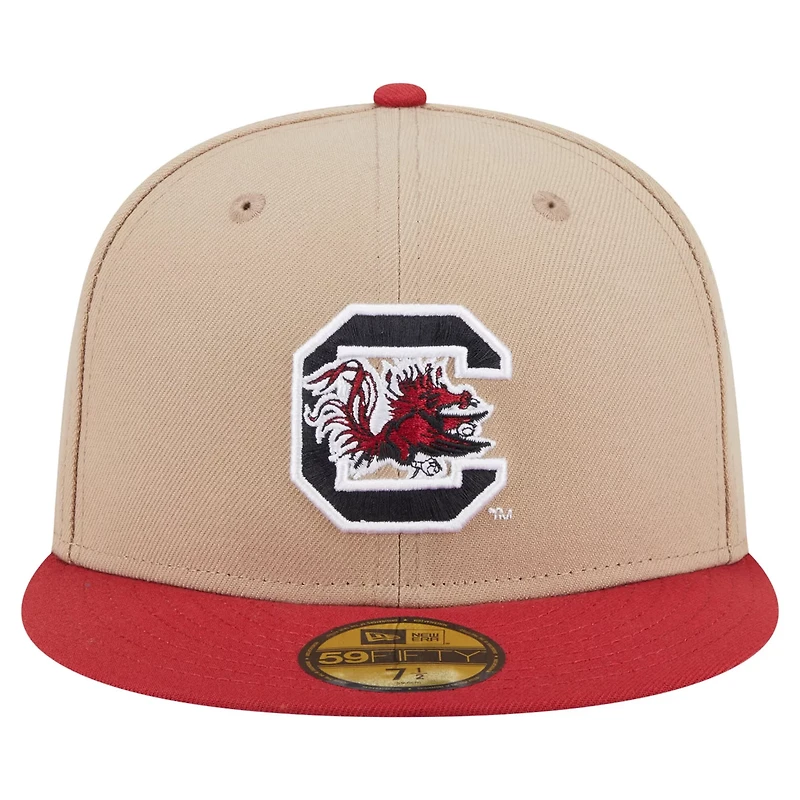 New Era South Carolina Gamecocks Two-Tone 59FIFTY Fitted Hat