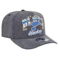 New Era St Louis Blues Throwback Washed A-Frame Pre-Curved 9FIFTY Snapback Hat
