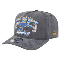 New Era St Louis Blues Throwback Washed A-Frame Pre-Curved 9FIFTY Snapback Hat