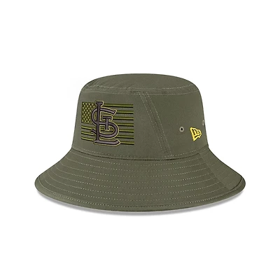 New Era St Louis Cardinals 2023 Armed Forces Day Bucket Hat