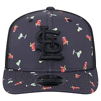 New Era St Louis Cardinals Adventure Drinks Pattern 9SEVENTY Stretch-Snap Hat