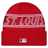 New Era St Louis Cardinals Authentic Collection Cuffed Knit Hat