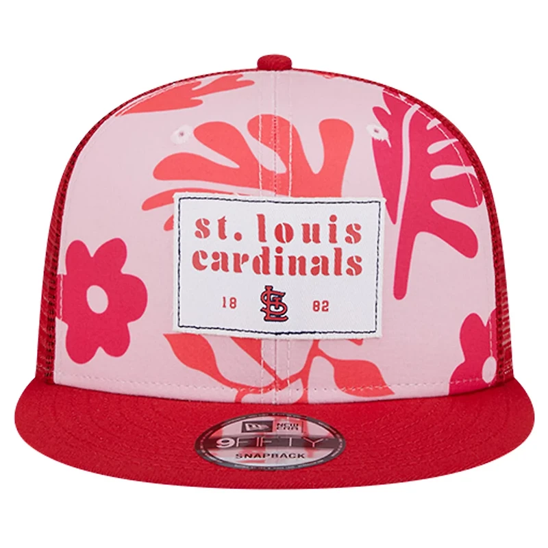 New Era St Louis Cardinals Bikini Bottom Trucker 9FIFTY Snapback Hat