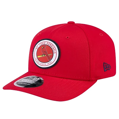 New Era St Louis Cardinals Circle Patch 9SEVENTY Stretch-Snap Hat
