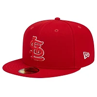 New Era St Louis Cardinals Logo 59FIFTY Fitted Hat