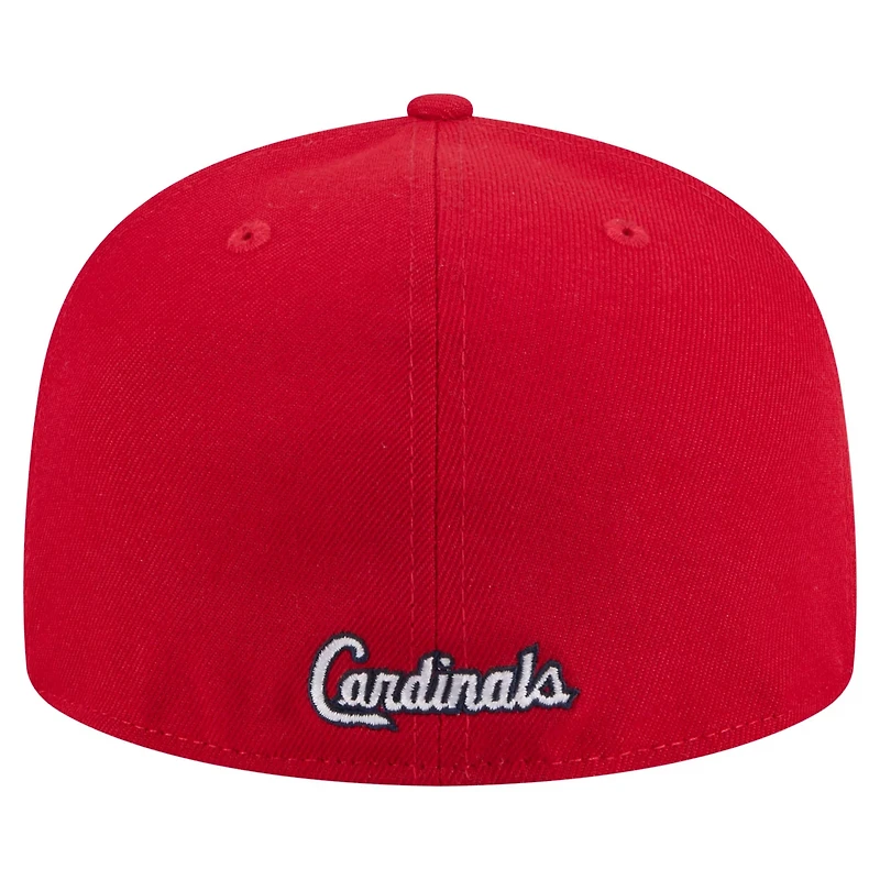 New Era St Louis Cardinals Overlap 59FIFTY Fitted Hat