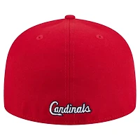 New Era St Louis Cardinals Overlap 59FIFTY Fitted Hat