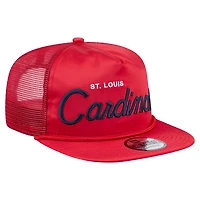 New Era St Louis Cardinals Retro Satin Script Golfer Adjustable Hat