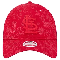New Era St Louis Cardinals Tonal Floral 9TWENTY Adjustable Hat
