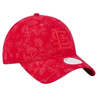 New Era St Louis Cardinals Tonal Floral 9TWENTY Adjustable Hat