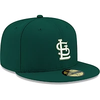 New Era St Louis Cardinals White Logo 59FIFTY Fitted Hat