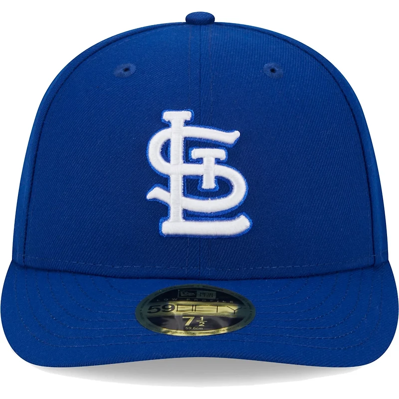 New Era St Louis Cardinals White Logo Low Profile 59FIFTY Fitted Hat