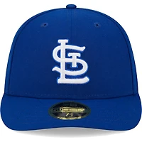New Era St Louis Cardinals White Logo Low Profile 59FIFTY Fitted Hat