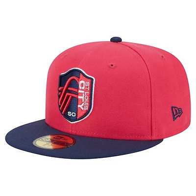 New Era St Louis City SC 2025 Kickoff 59FIFTY Fitted Hat