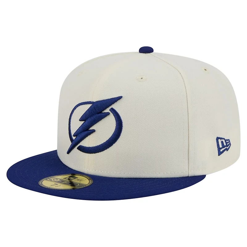 New Era Tampa Bay Lightning Chrome Two-Toned 59FIFTY Fitted Hat