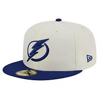 New Era Tampa Bay Lightning Chrome Two-Toned 59FIFTY Fitted Hat