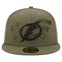 New Era Tampa Bay Lightning Military Appreciation Flag 59FIFTY Fitted Hat