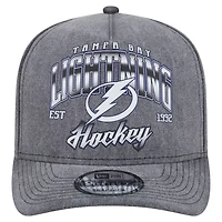 New Era Tampa Bay Lightning Throwback Washed A-Frame Pre-Curved 9FIFTY Snapback Hat