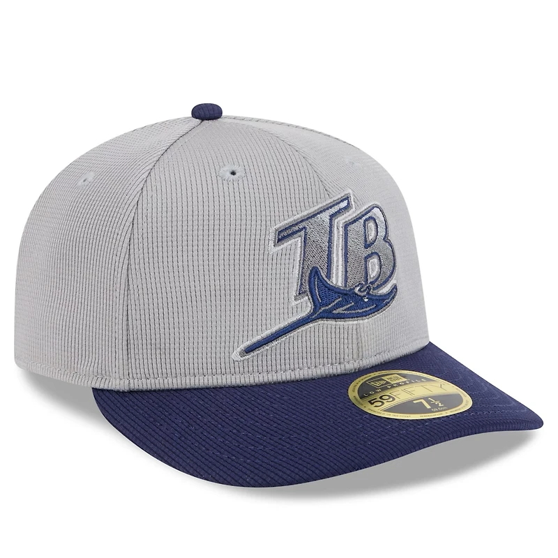 New Era Tampa Bay Rays 2025 Batting Practice Low Profile 59FIFTY Fitted Hat