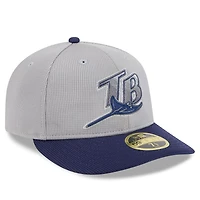 New Era Tampa Bay Rays 2025 Batting Practice Low Profile 59FIFTY Fitted Hat