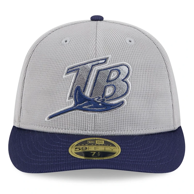 New Era Tampa Bay Rays 2025 Batting Practice Low Profile 59FIFTY Fitted Hat