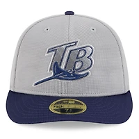 New Era Tampa Bay Rays 2025 Batting Practice Low Profile 59FIFTY Fitted Hat
