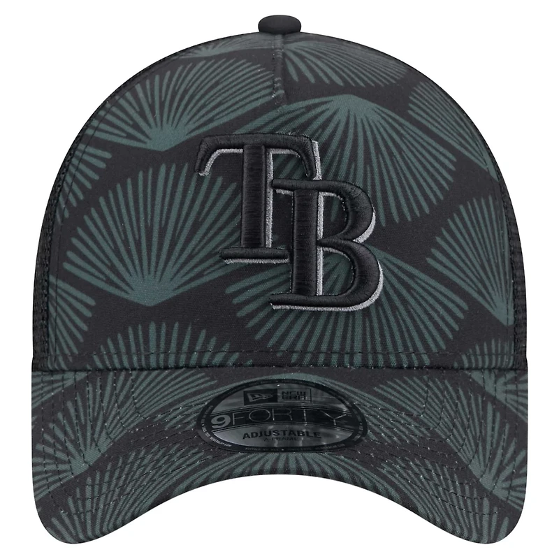 New Era Tampa Bay Rays 9FORTY A-Frame Trucker Adjustable Hat