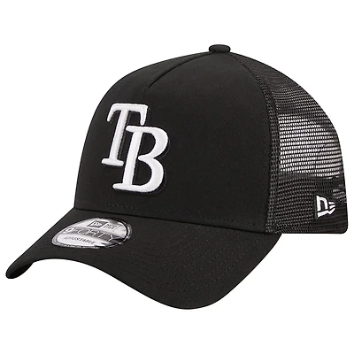 New Era Tampa Bay Rays A-Frame 9FORTY Trucker Adjustable Hat