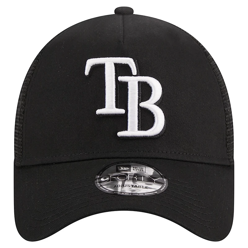 New Era Tampa Bay Rays A-Frame 9FORTY Trucker Adjustable Hat