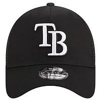 New Era Tampa Bay Rays A-Frame 9FORTY Trucker Adjustable Hat