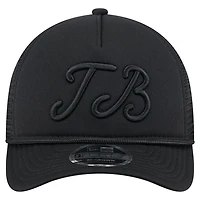 New Era Tampa Bay Rays City Initial 9FORTY A-Frame M-Crown Adjustable Trucker Hat