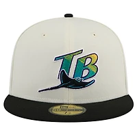 New Era Tampa Bay Rays Cooperstown Collection Chrome 59FIFTY Fitted Hat