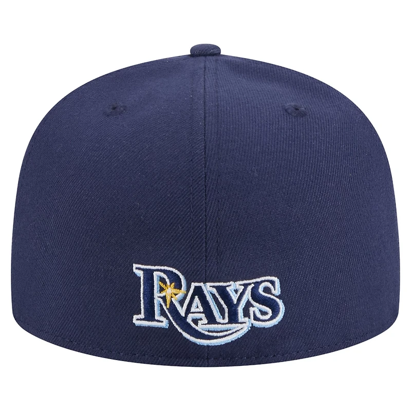 New Era Tampa Bay Rays Overlap 59FIFTY Fitted Hat