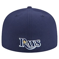 New Era Tampa Bay Rays Overlap 59FIFTY Fitted Hat