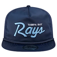 New Era Tampa Bay Rays Retro Satin Script Golfer Adjustable Hat