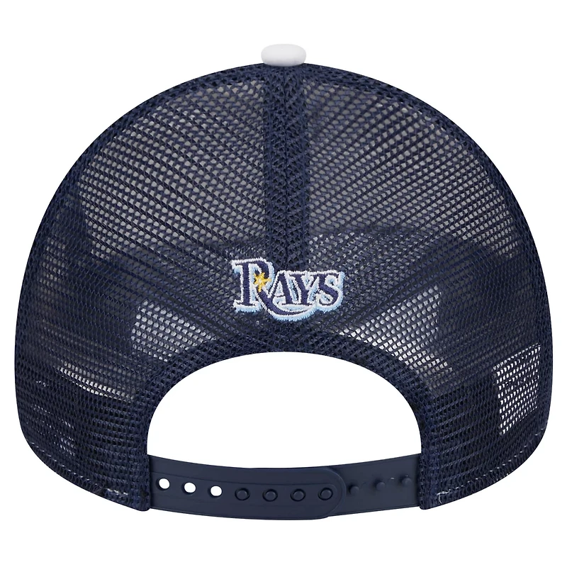 New Era Tampa Bay Rays Spring Training Circle Foam A-Frame 9FORTY Trucker Adjustable Hat