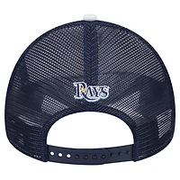 New Era Tampa Bay Rays Spring Training Circle Foam A-Frame 9FORTY Trucker Adjustable Hat