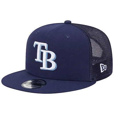 New Era Tampa Bay Rays Team Color Trucker 9FIFTY Snapback Hat