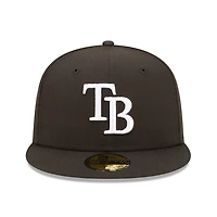 New Era Tampa Bay Rays Team Logo 59FIFTY Fitted Hat
