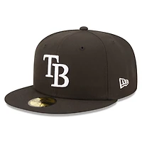 New Era Tampa Bay Rays Team Logo 59FIFTY Fitted Hat