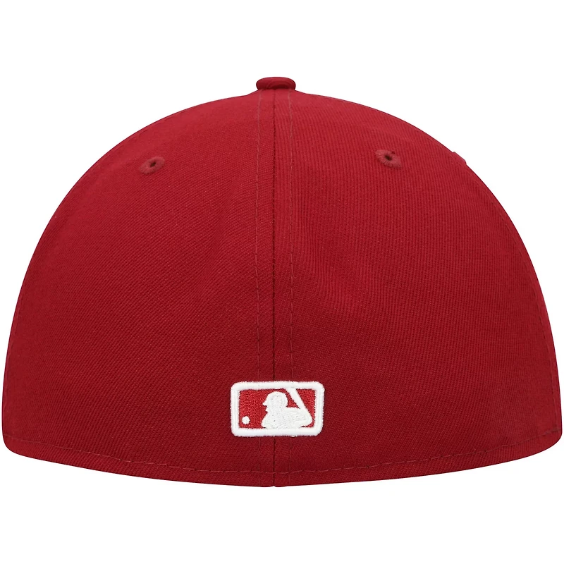 New Era Tampa Bay Rays White Logo 59FIFTY Fitted Hat