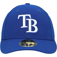 New Era Tampa Bay Rays White Logo Low Profile 59FIFTY Fitted Hat