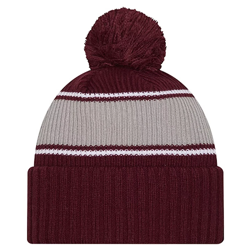 New Era Texas AM Aggies Bold Cuffed Knit Hat with Pom